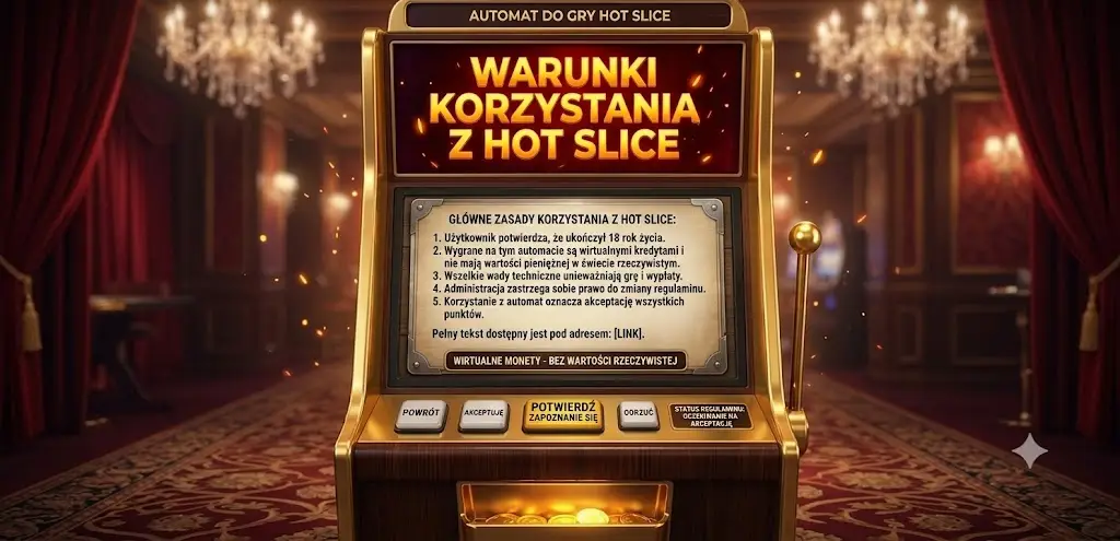 Warunki i zasady korzystania z serwisu HotSliceGrac.pl